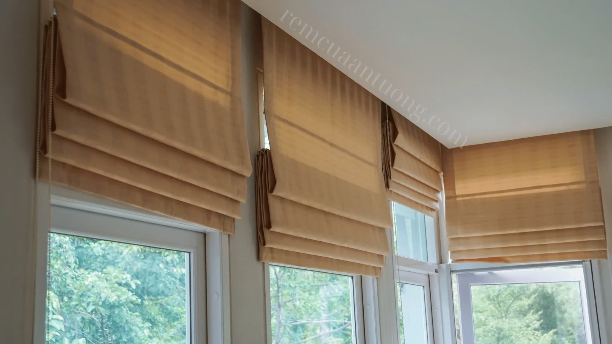 Màn Rèm Roman Xếp Lớp Giải Pháp Trang Trí