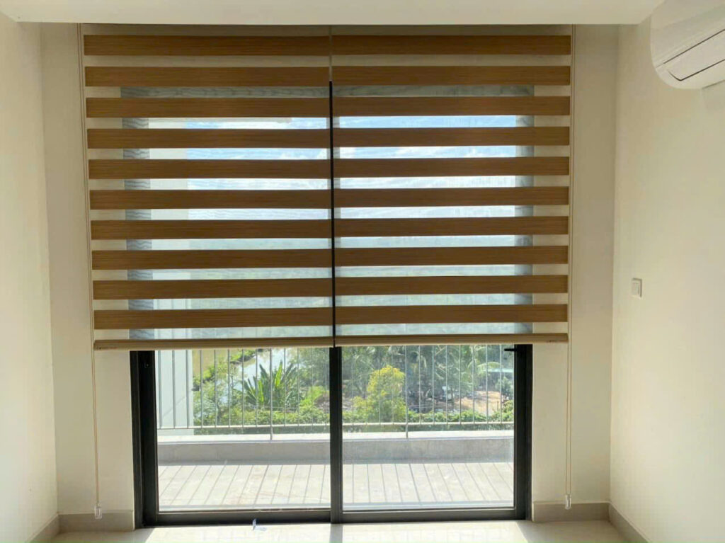 Rèm Cầu Vồng 2 Lớp Sang Trong Hiện Đại