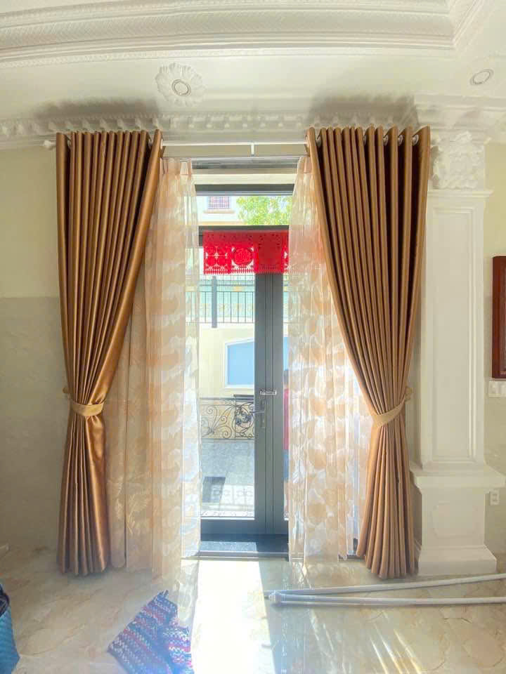 Màn Rèm Cửa Tạo Điểm Nhấn Cho Không Gian nhà chị Trâm