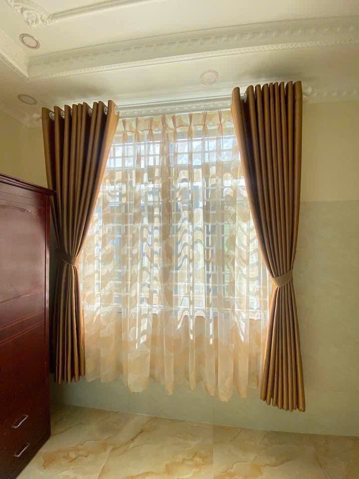 Màn Rèm Cửa Tạo Điểm Nhấn Cho Không Gian nhà chị Trâm