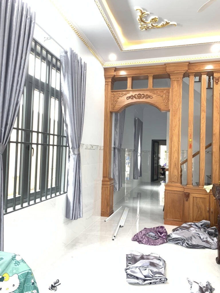 Thi công Màn cửa nhà ở Chị Hoa màn cửa văn phòng