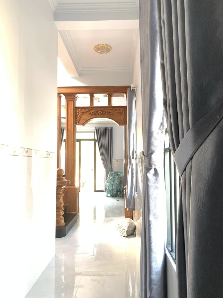 Thi công Màn cửa nhà ở Chị Hoa màn cửa văn phòng